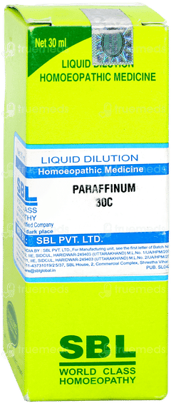 Sbl Paraffinum 30 C Dilution 30 Ml Sbl Paraffinum 30 C Dilution 30 Ml