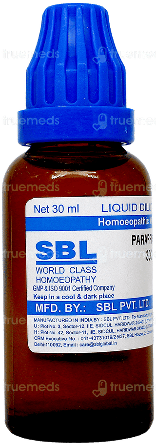 Sbl Paraffinum 30 C Dilution 30 Ml
