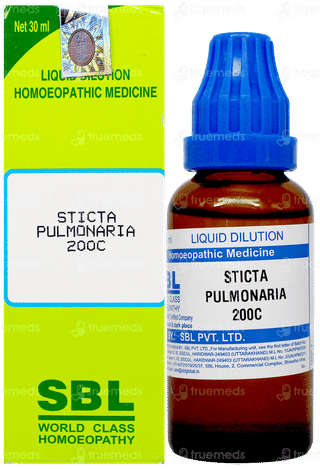 Sbl Sticta Pulmonaria 200C Dilution 30Ml