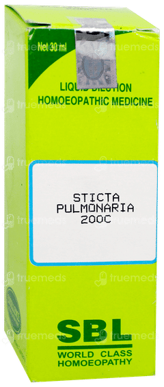 Sbl Sticta Pulmonaria 200C Dilution 30Ml