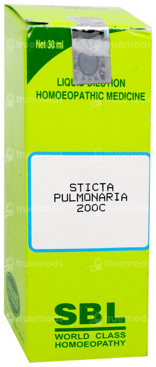 Sbl Sticta Pulmonaria 200C Dilution 30Ml