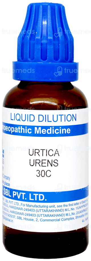 Sbl Urtica Urens 30c Dilution 30ml