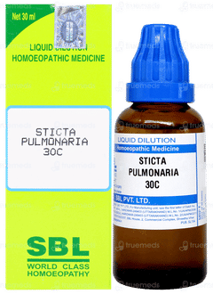 Sbl Sticta Pulmonaria 30c Dilution 30ml Sbl Sticta Pulmonaria 30c Dilution 30ml