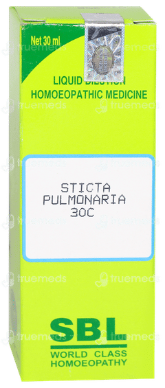 Sbl Sticta Pulmonaria 30c Dilution 30ml
