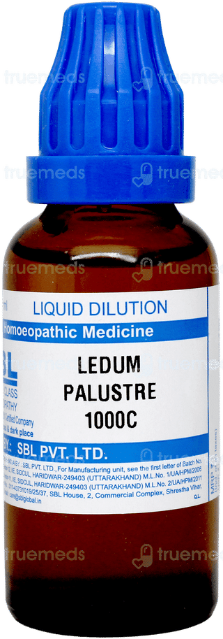 Sbl Ledum Palustre 1000c Dilution 30ml