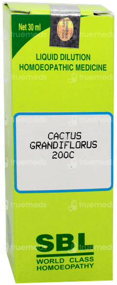 Sbl Cactus Grandiflorus 200 C Dilution 30 ML