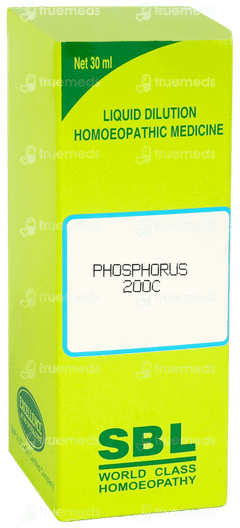 Sbl Phosphorus 200c Dilution 30ml