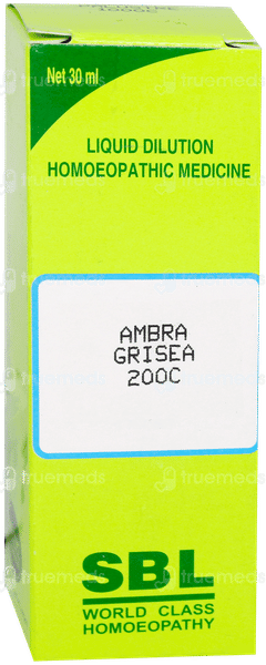 Sbl Ambra Grisea 200c Dilution 30ml Sbl Ambra Grisea 200c Dilution 30ml