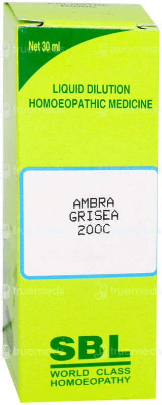 Sbl Ambra Grisea 200c Dilution 30ml