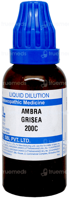 Sbl Ambra Grisea 200c Dilution 30ml Sbl Ambra Grisea 200c Dilution 30ml