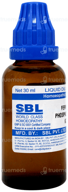 Sbl Ferrum Phosphoricum 6 C Dilution 30 ML