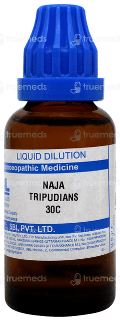 Sbl Naja Tripudians 30 C Dilution 30 ML