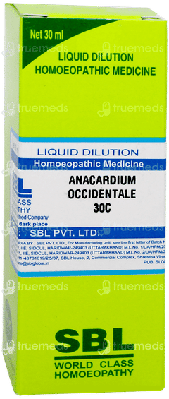 Sbl Anacardium Occidentale 30 C Dilution 30 ML