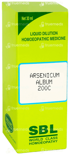 Sbl Arsenicum Album 200c Dilution 30ml Sbl Arsenicum Album 200c Dilution 30ml