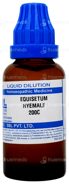 Sbl Equisetum Hyemale 200c Dilution 30ml