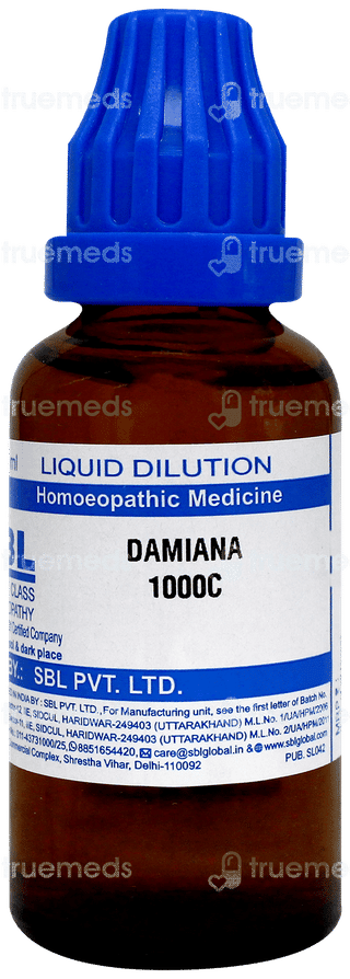 Sbl Damiana 1000 C Dilution 30 Ml