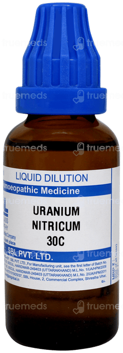 Sbl Uranium Nitricum 30c Dilution 30ml