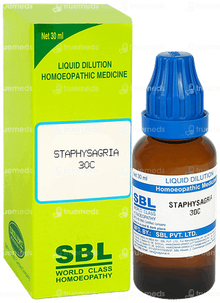 Sbl Staphysagria 30 C Dilution 30 ML