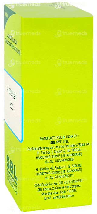 Sbl Staphysagria 30 C Dilution 30 ML