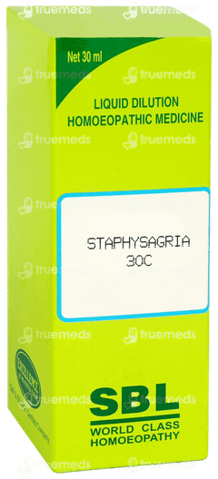Sbl Staphysagria 30c Dilution 30ml