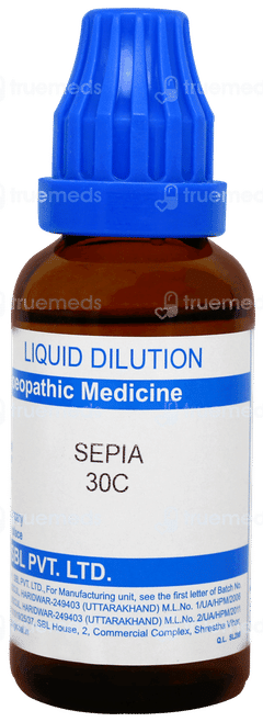 Sbl Sepia 30c Dilution 30ml