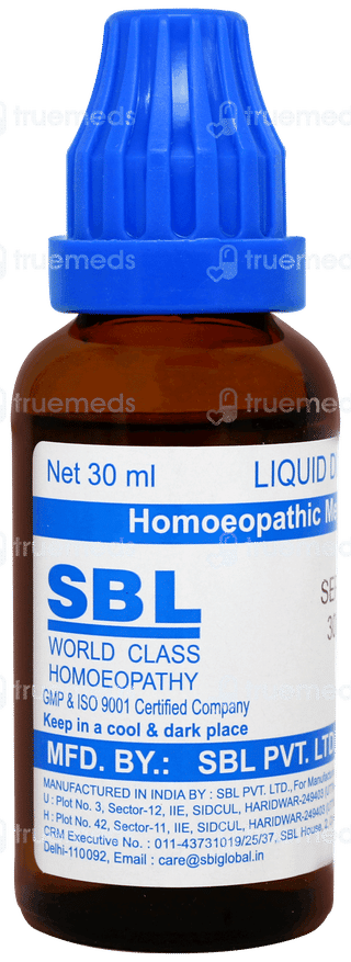 Sbl Sepia 30c Dilution 30ml