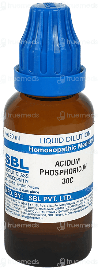 Sbl Acidum Phosphoricum 30c Dilution 30ml