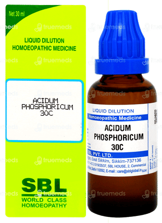 Sbl Acidum Phosphoricum 30c Dilution 30ml
