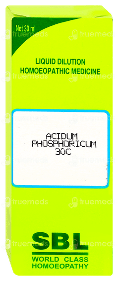 Sbl Acidum Phosphoricum 30c Dilution 30ml