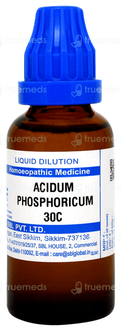Sbl Acidum Phosphoricum 30c Dilution 30ml