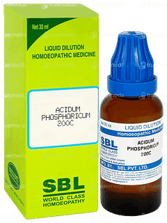 Sbl Acidum Phosphoricum 200c Dilution 30ml Sbl Acidum Phosphoricum 200c Dilution 30ml