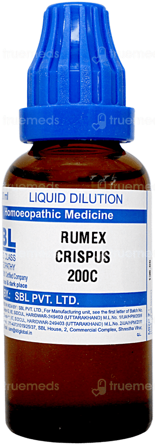 Sbl Rumex Crispus 200c Dilution 30ml