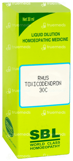 Sbl Rhus Toxicodendron 30c Dilution 30ml