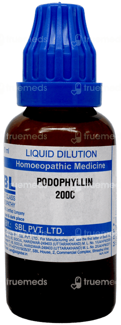 Sbl Podophyllin 200c Dilution 30ml