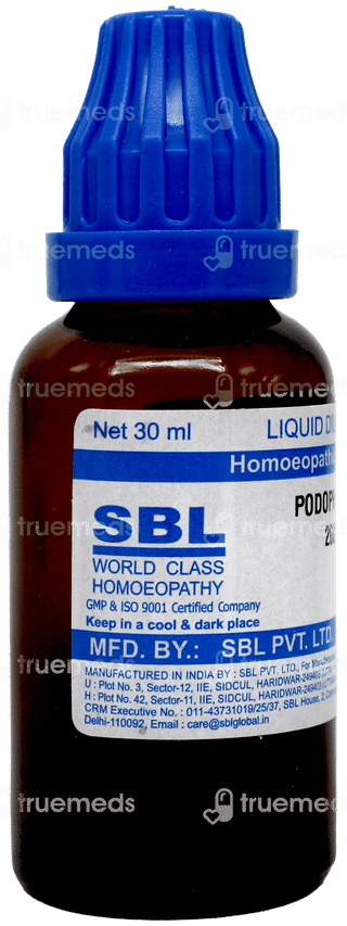 Sbl Podophyllin 200c Dilution 30ml