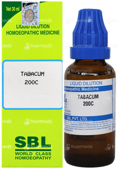 Sbl Tabacum 200 C Dilution 30 ML Sbl Tabacum 200 C Dilution 30 ML