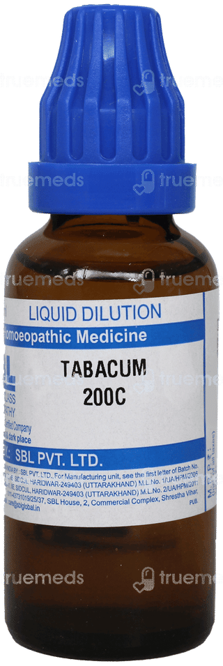Sbl Tabacum 200 C Dilution 30 ML