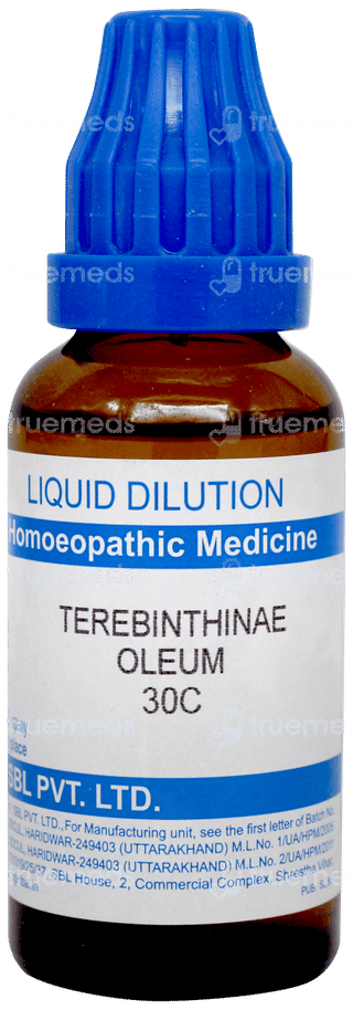 Sbl Terebinthinae Oleum 30c Dilution 30ml