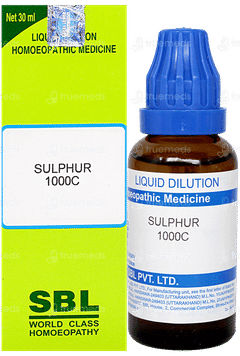 Sbl Sulphur 1000c Dilution 30ml
