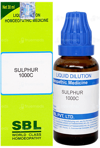 Sbl Sulphur 1000c Dilution 30ml
