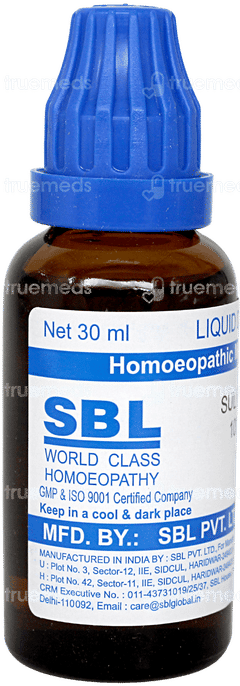 Sbl Sulphur 1000c Dilution 30ml