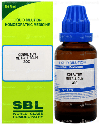Sbl Cobaltum Metallicum 30 C Dilution 30 ML