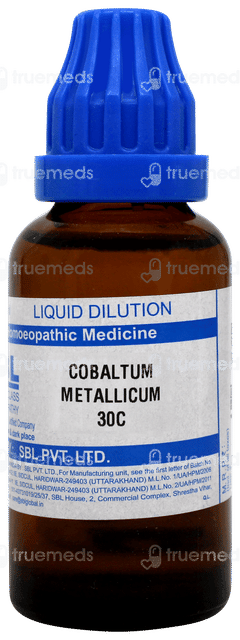 Sbl Cobaltum Metallicum 30 C Dilution 30 ML