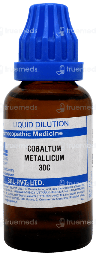 Sbl Cobaltum Metallicum 30 C Dilution 30 ML