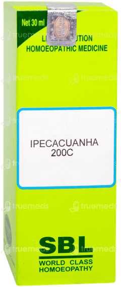 Sbl Ipecacuanha 200c Dilution 30ml