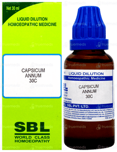 Sbl Capsicum Annuum 30 C Dilution 30ml