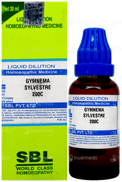 Sbl Gymnema Sylvestre 200C Dilution 30Ml Sbl Gymnema Sylvestre 200C Dilution 30Ml