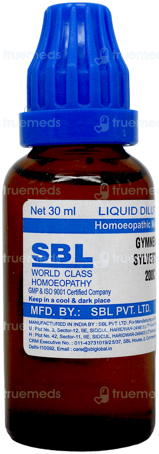 Sbl Gymnema Sylvestre 200C Dilution 30Ml