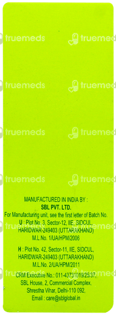 Sbl Dioscorea Villosa 200 C Dilution 30 ML
