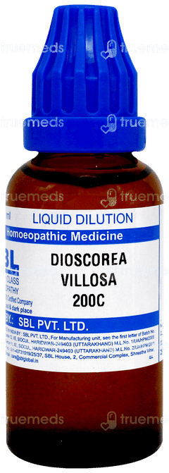 Sbl Dioscorea Villosa 200 C Dilution 30 ML